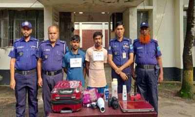 নরসিংদীর পলাশে প্রবাসীর বাড়িতে চুরির ঘটনায় দুই চোর গ্রেপ্তার