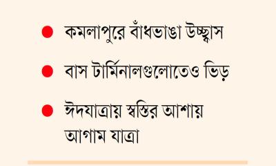 ঈদে নাড়ির টানে ছুটছে মানুষ