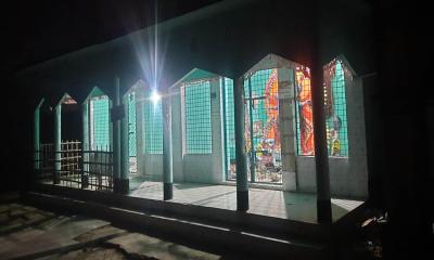 পাংশায় মন্দিরের প্রতিমা ভাঙচুর