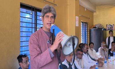 বাঞ্ছারামপুরে মাথাল প্রতীকের পক্ষে বিএনপি নেতাকর্মীদের ঐক্যবদ্ধ করলেন জোনায়েদ সাকি