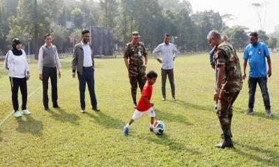 বাংলাদেশের মেসি খ্যাত ফুটবলার সোহান এখন বিকেএসপিতে
