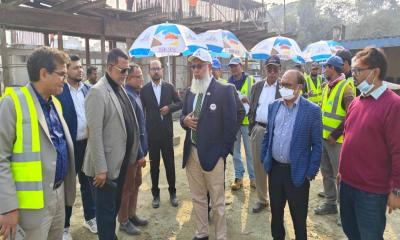 যমুনা সেতু ও সাসেক-২ প্রকল্পের নির্মাণ অগ্রগতি পরিদর্শন করলেন সেতু সচিব