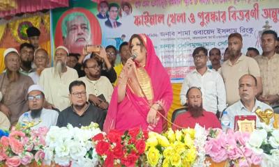 দেশের সকল শিক্ষা প্রতিষ্ঠানে ক্রীড়াকে প্রাধান্য দিতে হবে: শামা ওবায়েদ