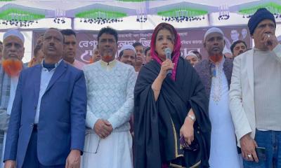 সালথায় বেগম খালেদা জিয়ার রুহের মাগফিরাত কামনায় দোয়া মাহফিল