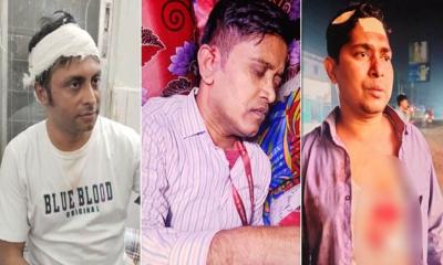 নরসিংদীতে সন্ত্রাসী হামলায় ১২ সাংবাদিক আহত
