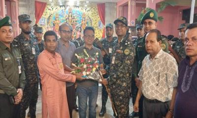 দুর্গাপূজার সর্বোচ্চ নিরাপত্তা প্রদানে কাজ করছে আনসার ও ভিডিপি