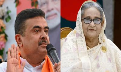 পাকিস্তানের নির্দেশেই শেখ হাসিনার রায় হয়েছে: শুভেন্দু