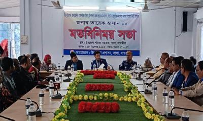 তালায় নবাগত উপজেলা নির্বাহী অফিসারের সাথে মতবিনিময় সভা