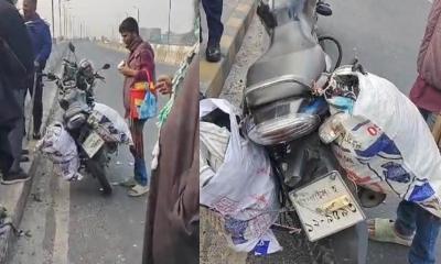 কালিয়াকৈরে চন্দ্রা ফ্লাইওভারে মোটরসাইকেল দুর্ঘটনায় একজন নিহত