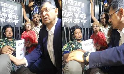 সালাহউদ্দিনের অনুরোধে অনশন ভাঙলেন তারেক রহমান