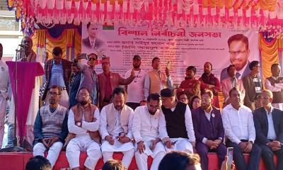 তাড়াশে বিএনপির বিশাল নির্বাচনী জনসভা