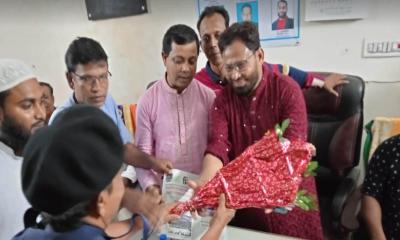 তাড়াশ প্রেস ক্লাবে সাংবাদিকদের সঙ্গে বিএনপি প্রার্থীর মতবিনিময়
