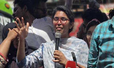 ঢাকা-৯ আসনে স্বতন্ত্র প্রার্থী হচ্ছেন তাসনিম জারা