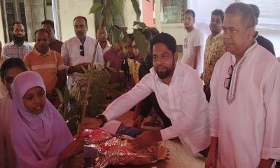 শ্রীপুরে সাত শতাধিক শিক্ষার্থী পেল গাছের চারা