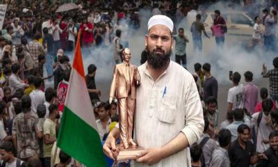 ভারতে আন্দোলনকারীদের কেন্দ্রে ছিলেন মুসলিম যুবক ‘জুনায়েদ ভাই’!