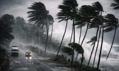 দুপুরের মধ্যে যেসব অঞ্চলে ঝড়ের শঙ্কা