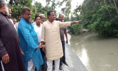 মেহেন্দিগঞ্জে উন্নয়ন প্রকল্প পরিদর্শনে নৌ প্রতিমন্ত্রী রাজিব আহসান