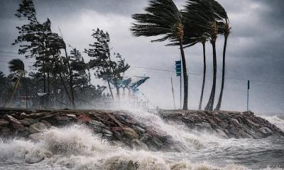 দুপুরের মধ্যে ৫ অঞ্চলে ৬০ কিমি বেগে ঝড়ের আভাস