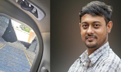 নাসীরুদ্দীন পাটওয়ারীর গাড়িতে হামলা