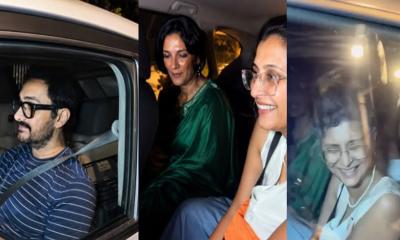 একই গাড়িতে প্রাক্তন ও হবু স্ত্রীকে নিয়ে ঘুরতে বের হলেন আমির খান