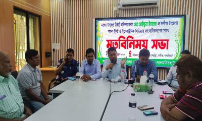 কালীগঞ্জে নবাগত ইউএনও’র সঙ্গে সাংবাদিকদের মতবিনিময়