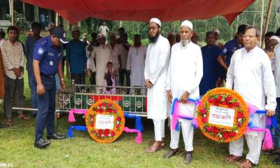 রাষ্ট্রীয় মর্যাদায় চিরনিদ্রায় শায়িত বীর মুক্তিযোদ্ধা আব্দুল মুন্নাফ