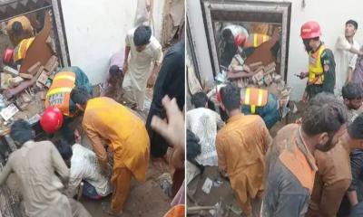 পাকিস্তানে কোচিং সেন্টারের ছাদ ধসে ১৪ শিশুর মৃত্যু