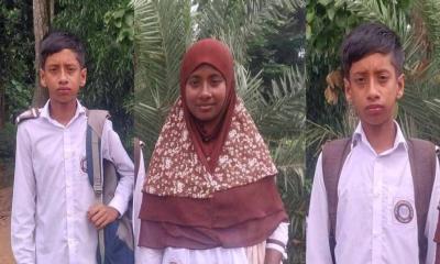 সখীপুরে ট্যালেন্টপুলে বৃত্তি পেল যমজ তিন ভাই-বোন