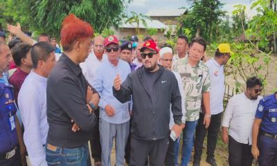 বাঘাইছড়িতে বন্যায় ক্ষতিগ্রস্ত বাঁধ পরিদর্শনে প্রতিমন্ত্রী মীর হেলাল