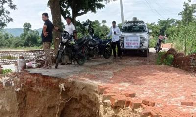 অতিবৃষ্টি-বন্যার পর করণীয় জানাতে খাগড়াছড়িতে প্রচারণা