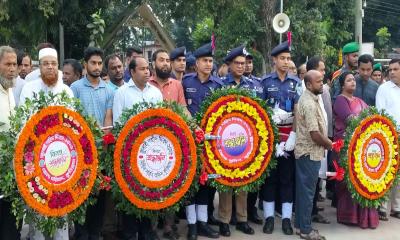 কুড়িগ্রামে যথাযোগ্য মর্যাদায় জুলাই শহিদ দিবস পালিত