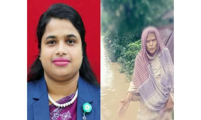 সাপাহারে সংবাদ প্রকাশের পর ইউএনওর সহায়তা পেলেন অসহায় নারী