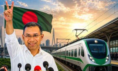 প্রধান প্রধান রেলরুটে বৈদ্যুতিক ট্রেন চালুর ঘোষণা প্রধানমন্ত্রীর