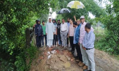 মাটিরাঙ্গায় টানা ভারী বর্ষণে ক্ষতিগ্রস্ত এলাকা পরিদর্শনে উপজেলা বিএনপি নেতৃবৃন্দ
