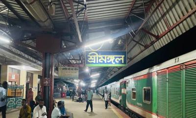 প্রায় ৫ ঘণ্টা পর সিলেটের সঙ্গে সারাদেশের ট্রেন চলাচল স্বাভাবিক