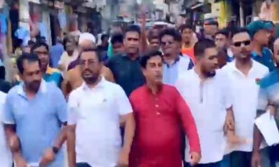 হবিগঞ্জে জেলা যুবদলের প্রতিবাদ মিছিল ও সমাবেশ