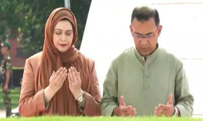 ঈদের নামাজ শেষে বাবা-মায়ের কবর জিয়ারত করলেন প্রধানমন্ত্রী তারেক রহমান