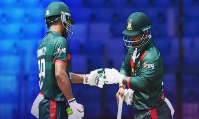 ৪১ ওভারে বাংলাদেশের সামনে ১৯২ রানের লক্ষ্য