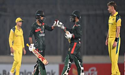 অস্ট্রেলিয়াকে হারিয়ে টাইগারদের ঐতিহাসিক সিরিজ জয়