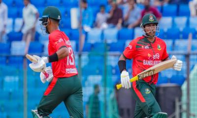 ব্যাটিং ব্যর্থতার দিনে টাইগারদের সংগ্রহ ১৩১ রান
