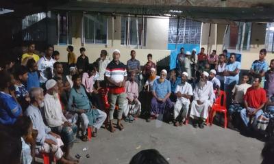 ইসলামপুরে চুরি, মাদক ও জুয়ার বিস্তার রোধে প্রতিবাদ সভা