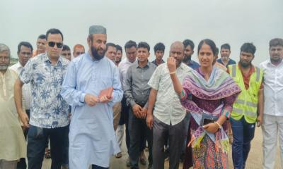 দৌলতদিয়ায় ফের বাস ডুবির স্থান পরিদর্শনে নৌ মন্ত্রণালয়ের সচিব