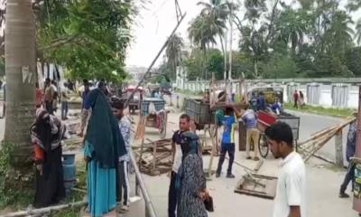 মাদারীপুরে শকুনী লেকপাড়ে উচ্ছেদ অভিযান, স্বস্তিতে দর্শনার্থীরা