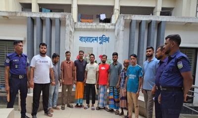 ভালুকায় ছাত্রলীগের মিছিলের পর পুলিশের অভিযান, গ্রেপ্তার ৯