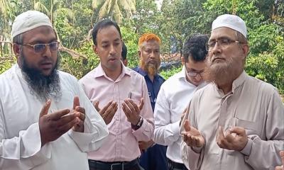 কমলনগরে নতুন ভূমি অফিসের ভিত্তিপ্রস্তর স্থাপন করলেন জেলা প্রশাসক